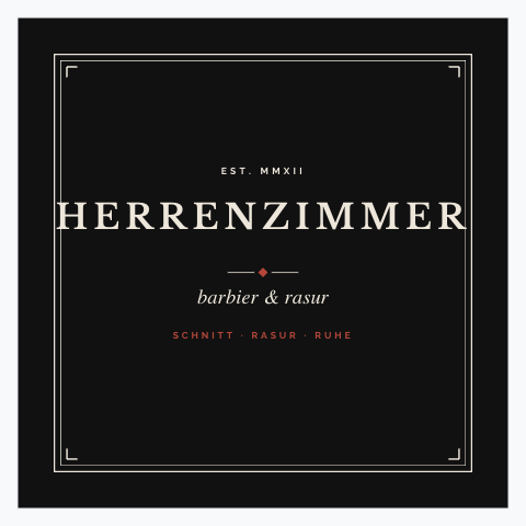 Sticker-Vorlage Herrenzimmer