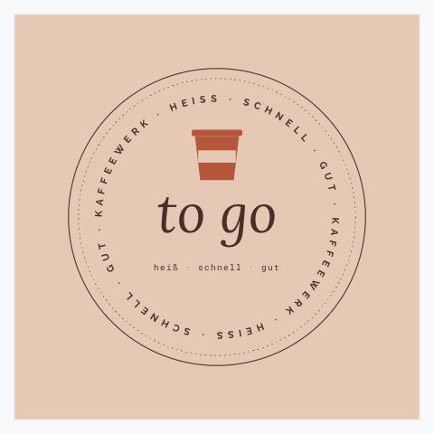 Sticker-Vorlage To go