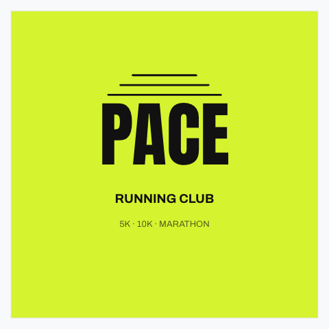 Sticker-Vorlage Pace