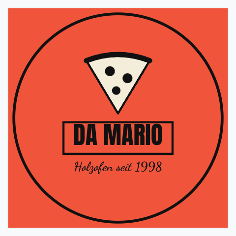 Sticker-Vorlage Da Mario