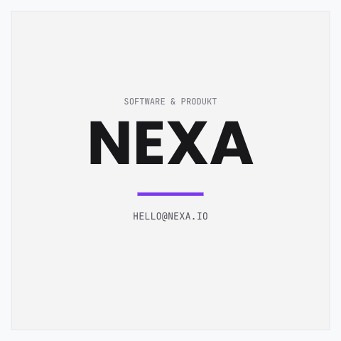 Sticker-Vorlage NEXA